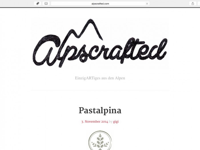 Alpscrafted Homepage