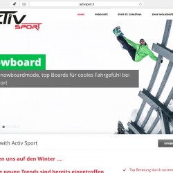 Activsport Desktopversion