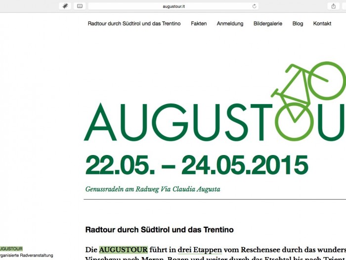 Augustour Desktopversion