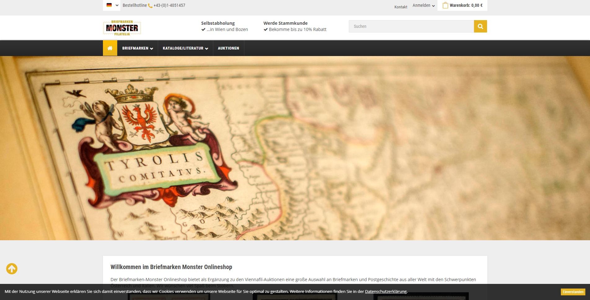 Briefmarken Monster Onlineshop